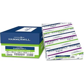 Hammermill 120040 Copier Digital Cover Stock, 60 lbs, 18 x 12, Photo White, 250 Sheets