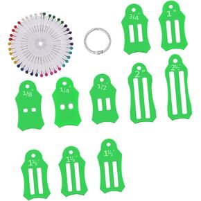 Housoutil 1Set DIY Binding Maker Tool Fabric Quilting Bias Tape Maker for Professional Sewing for Napkins Bags Bibs and Scarves for Giving