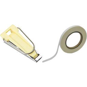 Webbing and Tape Maker Set for DIY Craft Projects with Fabric Repair Tools, Yellow Tape Maker, 10mm Web