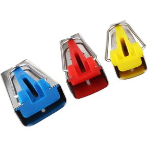 HAWILLOSCH 3Pcs Bias Tape Maker Fabric DIY Quilting Tool Durable and Easy to Use Binding Maker for Sewing Accents and Borders