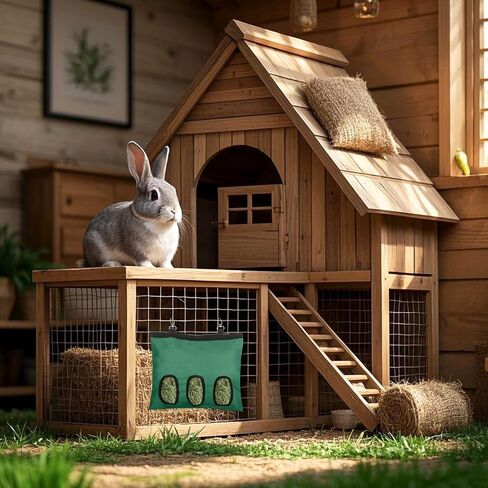 2 PCS Rabbit Hay Feeder ، Fear Pig Geeder ، 13 ×. in Kuwait