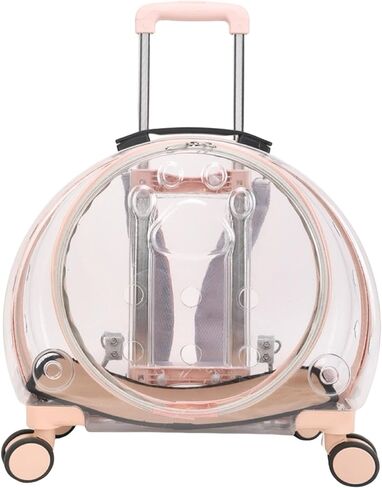 Cat and Dog Luggage, 360-degree Panoramic View of Large Space Outdoor Travel Portable Dog and cat Suitcase in Saudi Arabia