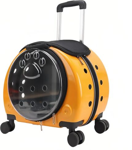 Cat and Dog Luggage, 360-degree Panoramic View of Large Space Outdoor Travel Portable Dog and cat Suitcase in Saudi Arabia