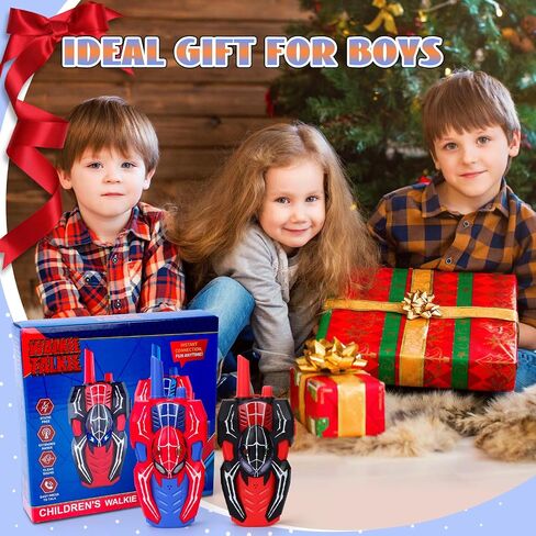 Kids Walkie Talkies Toys for 4 5 6 Years Old Boys,Spider Toys Gifts for 5 6 7 8 Year Old Boy Toddler Walkie Talkies with Lanyard for Outdoor Garden Play Toys Birthday Presents Gift for Boys Kids in Saudi Arabia