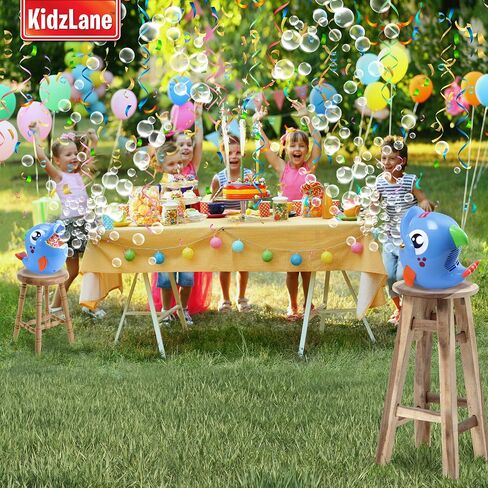 Kidzlane Bubble Maker Machine for Kids - Big Bubbles Speed Blower for Toddler's Outdoor Party Play - Makes 500 to 1000 per Minute (Bubble Dolphin) in Saudi Arabia