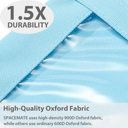 2 Pack Binder Pencil Pouch Case Box Bag for 3 Ring Binder School Supplies Girls Boys Kids, Clear Preppy Stuff Large Aesthetic Pen Organizer, Back to College Stationary, Sky Blue in Saudi Arabia