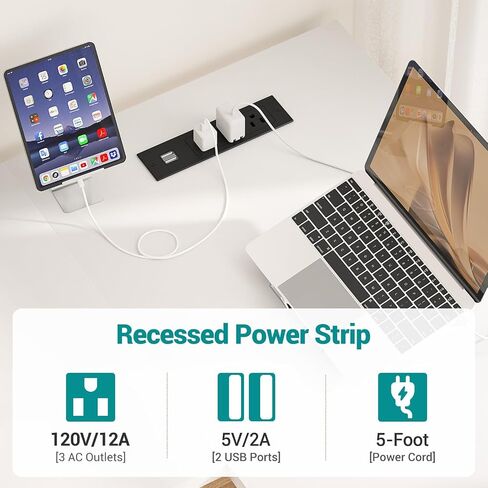 مكتب كمبيوتر على شكل L قابل للعكس مع منافذ الطاقة ومنافذ شحن USB ، مكتب زاوية قوي مع رف التخزين ، طاولة ألعاب العمل الحديثة للمكتب المنزلي ، سهلة التجميع ، الأسود in Kuwait
