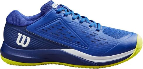 ويلسون راش برو آيس جونيور (الطفل الكبير) أزرق/طباعة زرقاء/أصفر آمن 6.5 طفل كبير M in Kuwait