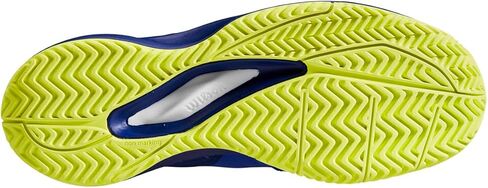 ويلسون راش برو آيس جونيور (الطفل الكبير) أزرق/طباعة زرقاء/أصفر آمن 6.5 طفل كبير M in Kuwait