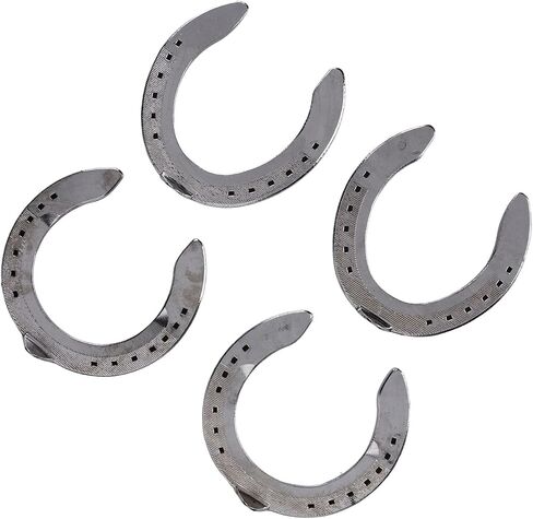 4pcs aluminium aluminium konseshoes kit ، وملحقات الخيل الخفيفة وركوب الخيل ، وعملية لقطن سباق الخيل والاستخدام في المزرعة ، وتشمل الخيول الأمامية والخلفية (4) in Kuwait