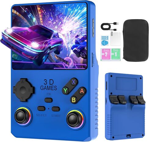 V40 PRO Upgraded Retro Handheld Game Console, Built in 35,000+Classic Games, 36+Simulators, Linux System, 3.5-inch 4K HD IPS Screen Video Player, 256GB TF Card, Portable Pocket Arcade Console (Black) in Saudi Arabia