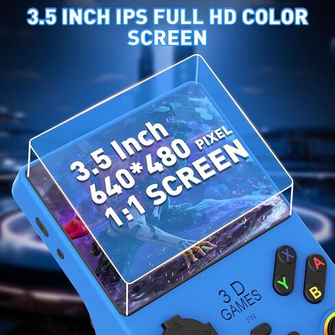V40 PRO Upgraded Retro Handheld Game Console, Built in 35,000+Classic Games, 36+Simulators, Linux System, 3.5-inch 4K HD IPS Screen Video Player, 256GB TF Card, Portable Pocket Arcade Console (Black) in Saudi Arabia