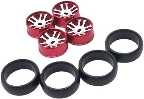 Compatible 25mm Drift Wheels Compatible with 1/28 RC Cars Accessories Compatible with Models 284131 K969 K979 K989 K999 P929 P939 Iw04m -Q Mimi-Z(Dark Grey) in Saudi Arabia