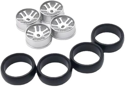 Compatible 25mm Drift Wheels Compatible with 1/28 RC Cars Accessories Compatible with Models 284131 K969 K979 K989 K999 P929 P939 Iw04m -Q Mimi-Z(Dark Grey) in Saudi Arabia