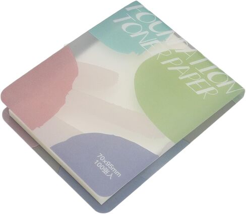 shenruifa 2pcs Liquid Foundation Palette Paper Disposable Makeup Coloring Paper with Mixing Stick in Kuwait