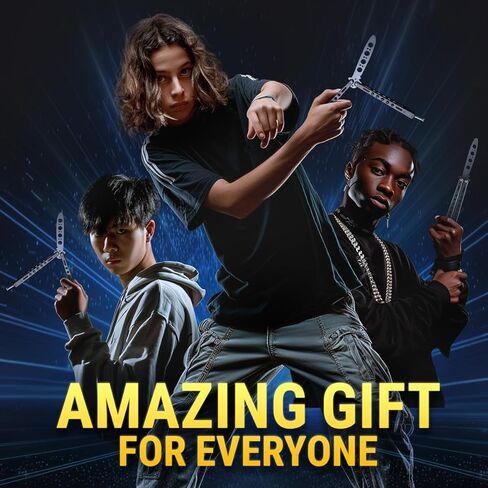 Grand Way Black Practice Trainer – Stainless Steel Trainer Tool – NOT Real NOT Sharp Blade – Dull Trick Training CsGo K10-B in Kuwait