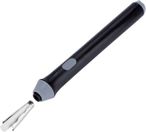 1Pcs 6.8in Electric Eraser, Plastic Automatic Electric Leather Erasers Kit with 20Pcs Refills, Battery Powered Artist Erasers, for Artists Drawing, Sketching (Black) in Saudi Arabia
