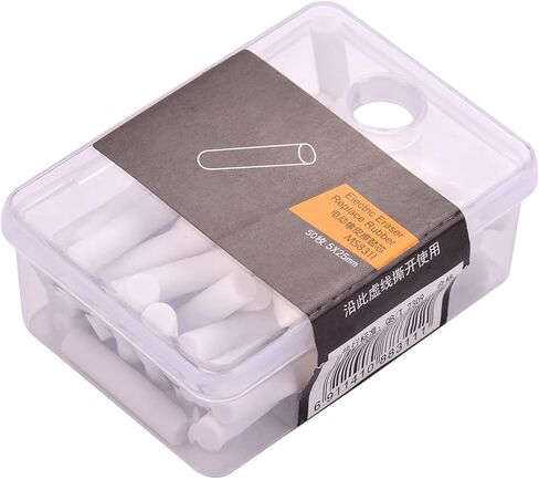 Electric Eraser Refills Big Replaceable Rubbers Stationery Supplies School Students Artists Drawing Painting Sketching Use (50pcs Big Eraser Refills) in Saudi Arabia