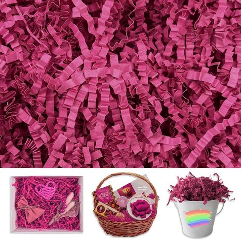 Kraft Brown Crinkle Cut Paper Shred Filler, 2 LB Basket Filler Shredded Paper, Confetti Stuffing for Basket Filling, Mother's Day, Birthdays, Weddings, DIY Gift Wrapping, Stuffer Party Supplies in Kuwait