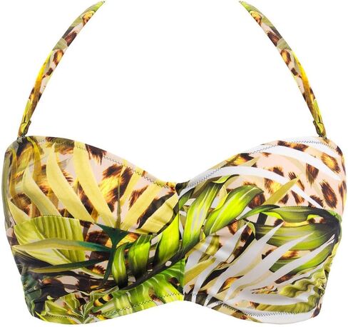 Fantasie Women's Standard Kabini Oasis Underwire Bandeau Bikini Top in Saudi Arabia