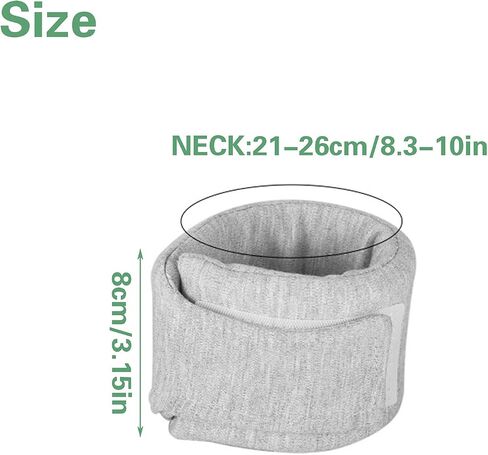 Cat Neck Brace, Adjustable Breathable Elizabethan Collar for Pet After Surgery Recovery Cat Neck Cervical Cone for Small Medium Dogs Puppies Kittens with Neck Circumference 8.2-10.2 Inch (Grey, S) in Saudi Arabia