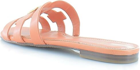 Sam Edelman Women's Bay Flat Sandal, Gold Quartz Fray, 8 in Saudi Arabia