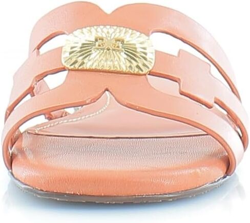 Sam Edelman Women's Bay Flat Sandal, Gold Quartz Fray, 8 in Saudi Arabia