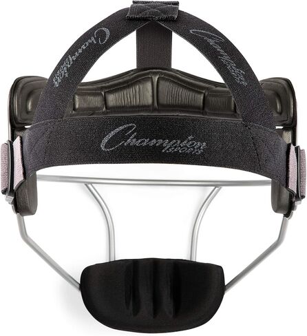 Champion Sports Steel Softball Face Mask - Classic Fielders Masks for Youth - Durable Head Guards - Premium Sports Accessories for Indoors and Outdoors - Red in Saudi Arabia