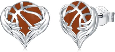 Sterling Silver Football Stud Earrings - Detachable Bow Tie Earring Hypoallergenic Sports Jewelry Gifts for Women Girls Teen, Sterling Silver, No Gemstone in Kuwait