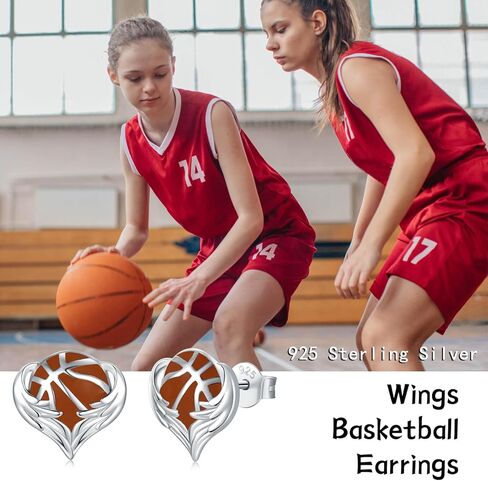 Sterling Silver Football Stud Earrings - Detachable Bow Tie Earring Hypoallergenic Sports Jewelry Gifts for Women Girls Teen, Sterling Silver, No Gemstone in Kuwait