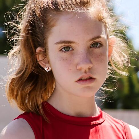 Sterling Silver Football Stud Earrings - Detachable Bow Tie Earring Hypoallergenic Sports Jewelry Gifts for Women Girls Teen, Sterling Silver, No Gemstone in Kuwait