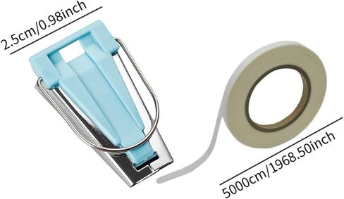 Webbing and Tape Maker Set for DIY Craft Projects with Fabric Repair Tools, Yellow Tape Maker, 10mm Web in Kuwait