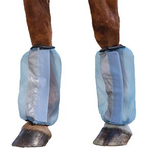 Schneiders Mosquito Mesh II Non-Fitted Horse Fly Boots | Set of 4 | Enhanced Leg Protection & Airflow | Reflective Safety Design | Color Gray