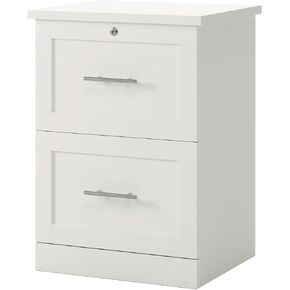Realspace® 17"D Vertical 2-Drawer File Cabinet, White