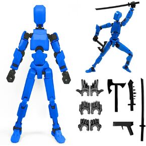 2025 New Assembly Completed-Titan 13 Action Figure,Dummy Robot 13 Action Figures Set,3D Printed Multi-Jointed Action Figures,Nova 13 Action Figure for Collectors Desktop Decorations (9pcs)