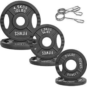 لوحة وزن من الحديد الزهر من سيجنتشر فيتنيس لتدريبات القوة ورفع الأثقال، قياسية أو أولمبية، مقاسات متعددة in Kuwait