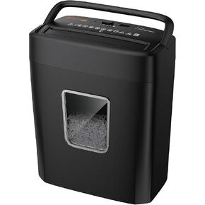 Bonsaii Paper Shredder, 8-Sheet Crosscut Home Office Shredder with 4.2 Gallon Bin, P-4 Security Level Document Shredder Shred Credit Card/Mail/Staple/Clip (C261-C Updated)