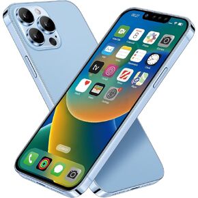 Dummy Fake Phone Model, Looks Like The Real Phone Compatible with Phone 13 Pro Max, for Cell Phone Store Display or Send a Toy Phone for Kids (Blue)