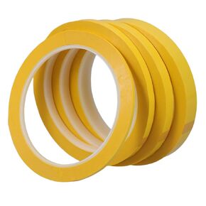 4rolls High-Temperature Resistant Tape for Craft Labeling and Insulation Voltage-Resistant Masking Tape Deep for Household and Office Use