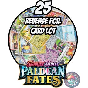 Paldean Fates - Pokemon 25 رقائق رقائق العكسي