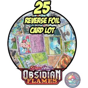 Obsidian Flames - Pokemon 25 Reverse Foil Card Lot