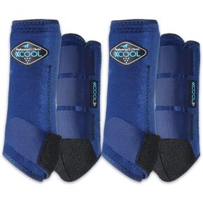 Professional's Choice 2XCOOL Sports Medicine Horse Boots | Protective & Breathable Design for Ultimate Comfort & Durability in Active Horses | Value 4 Pack | Small, Medium, Large