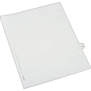 Avery Individual Legal Exhibit Dividers, Allstate Style, 33, Side Tab, 8.5 x 11 inches, Pack of 25 (82231)