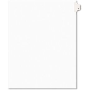 Avery Individual Legal Dividers, Avery Style, Letter Size, A, Pack of 25 (01401)