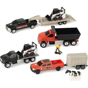 ERTL 1/64 Bobcat 5 Piece Construction & Farming Sets 37907-Set