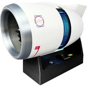 Simulated Functional Turbofan Engine Model Kit, 3D Printed Functional Nacelle Thrust Reverser Turbofan Engine Model, Finished Version