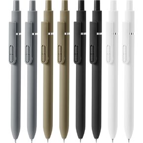 9 PCS Ballpoint Pen Black Ink, 1.0mm Smooth Writing Ball Point Pen, High-end Long Lasting Retractable Pen for Home Office (6 Pens with 3 Refills)
