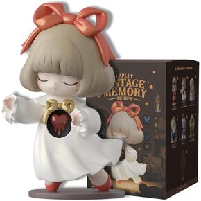 52TOYS Laplly Vintage Memory Series 1PC, Collectible Toy Kawaii Creative Gift Room Decor Desktop Decoration 3.94 Inch, Gift for Birthday Party