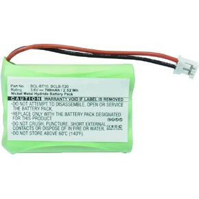 Synergy Digital Mobile Fax Battery, Compatible with Brother FAX-1960C Mobile Fax, (Ni-MH, 3.6V, 700mAh) Ultra High Capacity, Replacement for Brother BCL-BT Battery