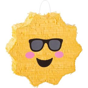 Smiling Sun Pinata, 21 Inch - Includes hanger - Birthday Party Supplies and Decor